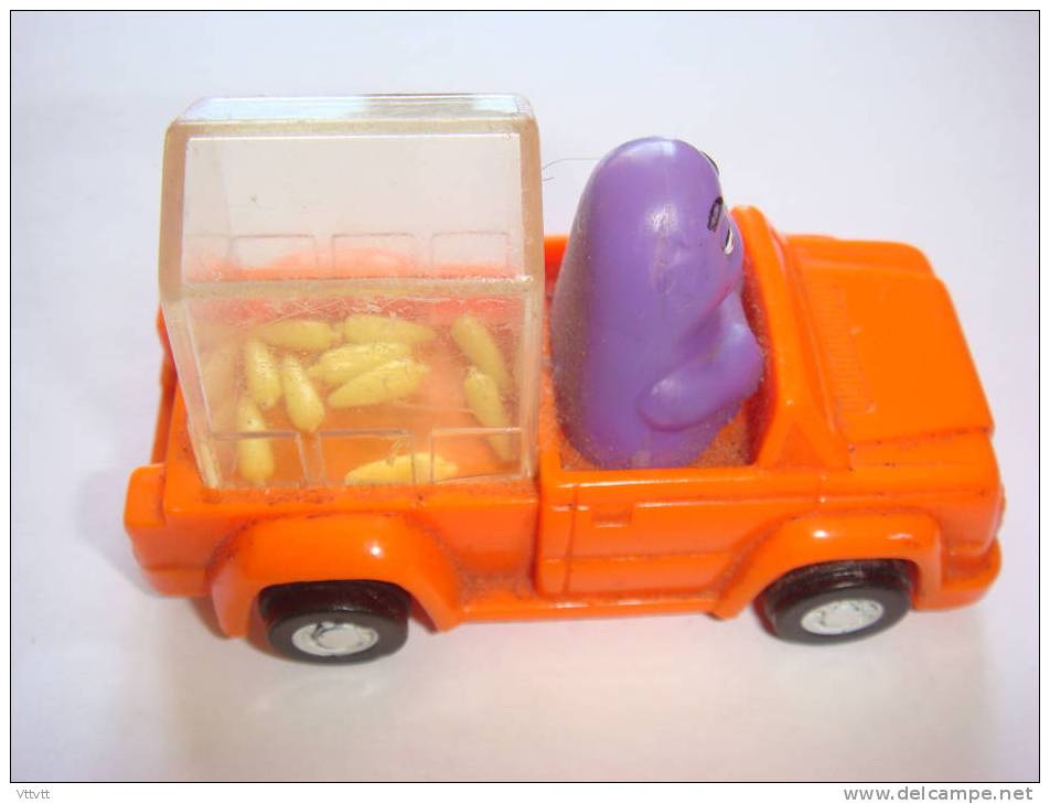 McDonald´s, Jouets, Année 1995 : CAMIONNETTE VENDEUR DE MAIS (4,5 Cm Sur 8 Cm) - McDonald's