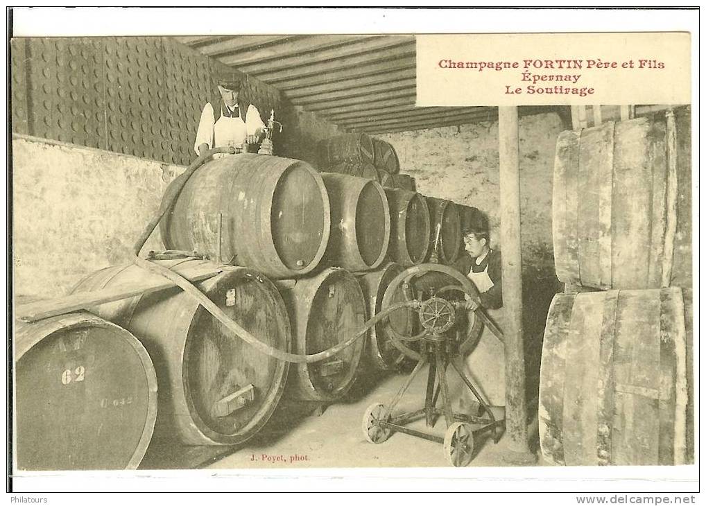 EPERNAY  - Champagne FORTIN Père Et Fils - Le Soutirage - Epernay