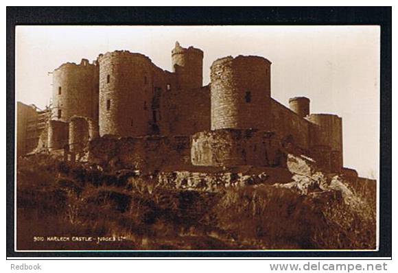 Judges Real Photo Postcard Harlech Castle Merionethshire Wales - Ref 510 - Merionethshire
