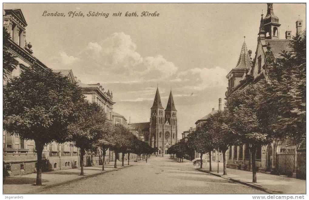 CSPM LANDAU (Allemagne - Rhénanie Palatinat) - Pfals, Südring Mit Kath. Kirche - Landau