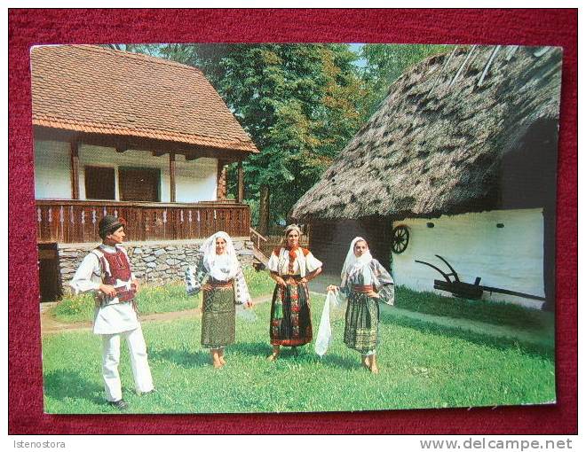 ROMANIA / ETHNIC - FOLK COSTUMES FROM ARGES / FAGARAS AND CLUJ / 1972 - Non Classés