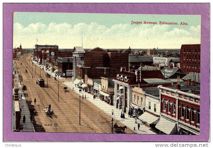 Jasper Ave, Edmonton, Alta. 1900-10s - Edmonton