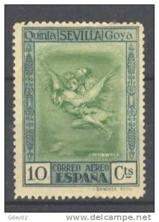 ES519-LA472.Espagne.Spain . .AGUAFUERTES  De GOYA  1930 (Ed 519*)  Con Charnela. - Nuevos