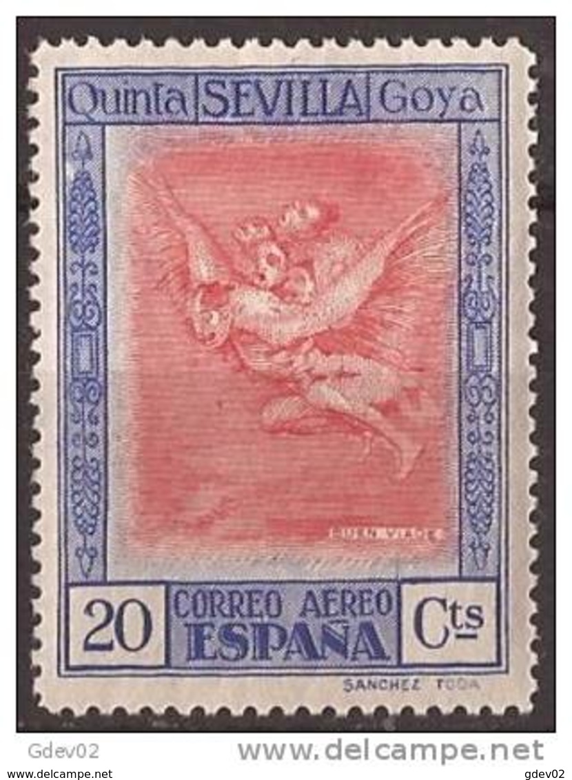ES521-LAB062TPG.Aguafuerte De GOYA  1930 (Ed 521*) Nuevo, Con Charnela - Grabados