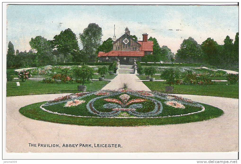 ROYAUME-UNI - LEICESTER - CPA - The Pavilion, Abbey Park, Leicestrer - Leicester
