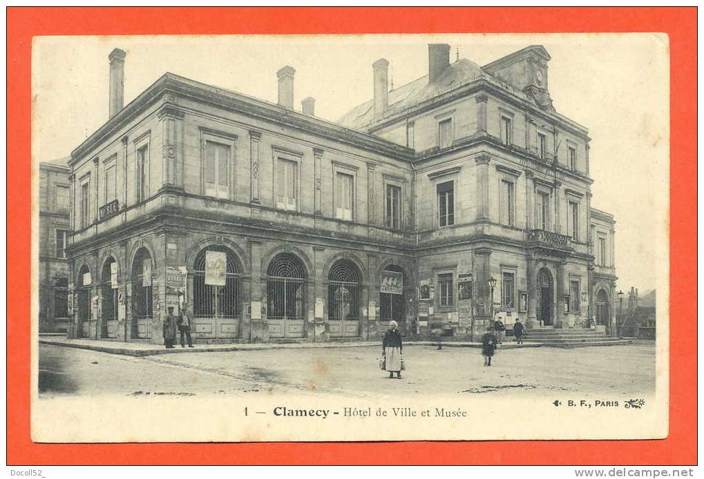 Dpt  58  Clamecy  "  Hotel De Ville Et Musee  " - Clamecy