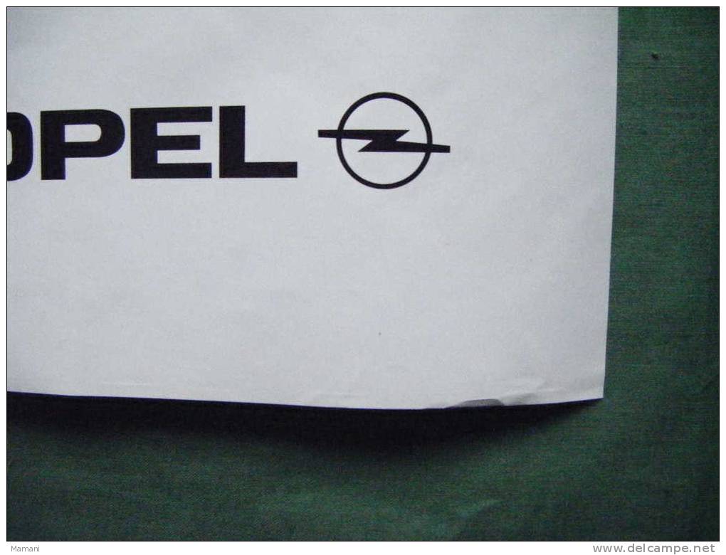 Affiche --championnats De France 1995-team Opel France.-70x100-laffite-helary-cudini-janoray6 - Otros & Sin Clasificación