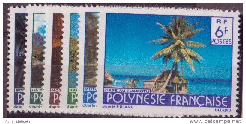 POLYNESIE N° 132/37** NEUF SANS CHARNIERE  PAYSAGES - Unused Stamps