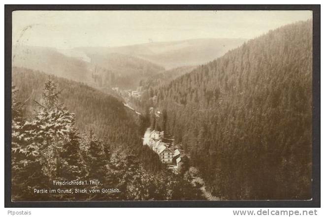 FRIEDRICHRODA (Germany) - Partie Im Grund, Blick Vom Gottlob - Gotha