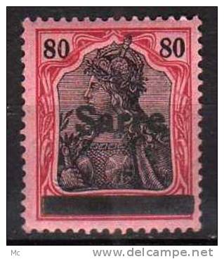 Sarre N° 16 Neuf Avec Charnière * Signé - Unused Stamps
