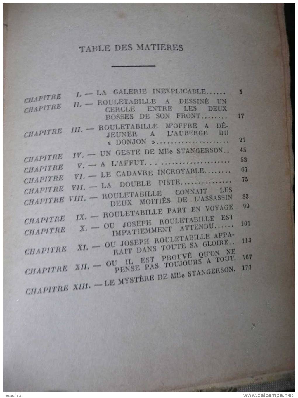 LE MYSTERE DE LA CHAMBRE JAUNE PAR GASTON LEROUX -1920