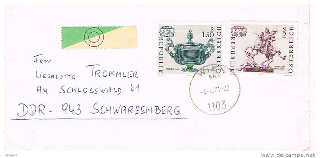 3509   Carta,WIEN 1971, (Austria), Cover, Lettre, Letter - Lettres & Documents