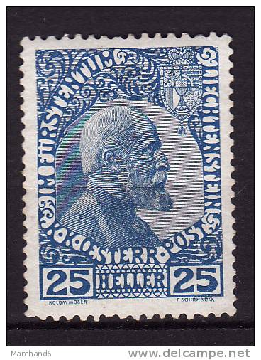 LIECHTENSTEIN.N°3.PRINCE JEAN II. *neuf Et Charnière - Unused Stamps