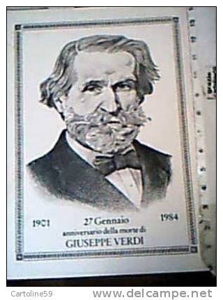 100 MORTE GIUSEPPE VERDI  FILATELICO VB1984  CK4965 - Artisti