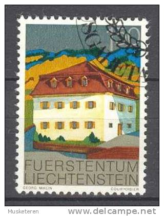 Liechtenstein 1978 Mi. 704  1.50 (Fr) Bauten Rathaus Triesenberg - Usati