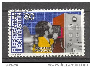 Liechtenstein 1984 Mi. 857  80 (Rp) Mensch Und Arbeit Industrie Forschung - Gebraucht