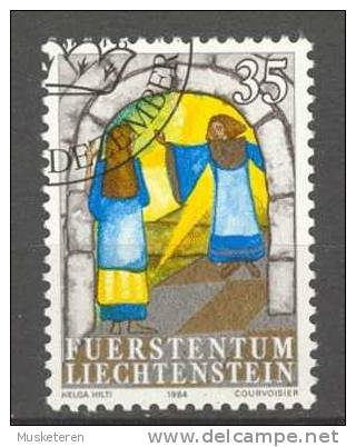 Liechtenstein 1984 Mi. 861  35 (Rp) Weihnachten Christmas Jul Noel Navidad Mariä Verkündigung - Usati