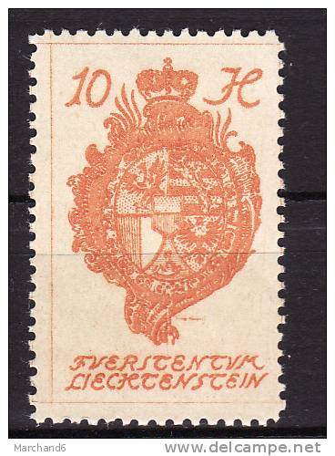 LIECHTENSTEIN.N°26.ARMOIRIES.   **neuf - Unused Stamps