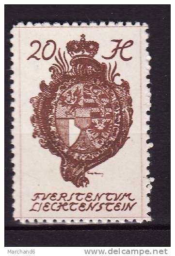 LIECHTENSTEIN.N°28.ARMOIRIES.   **neuf - Unused Stamps