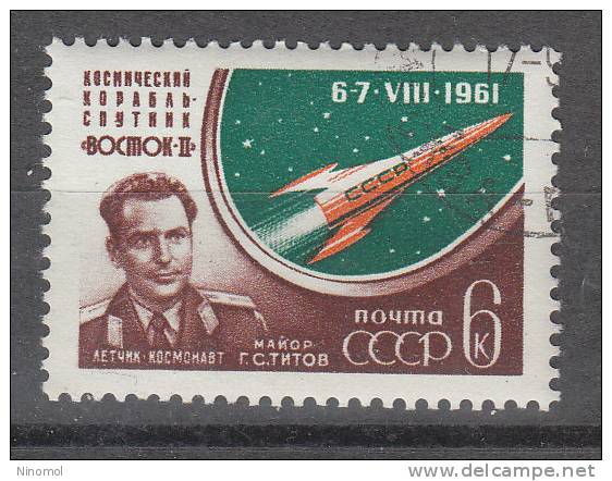 Urss    -  1961.  Titov E Il Suo Modulo Spaziale.  Titov And His Space Module. - Russie & URSS