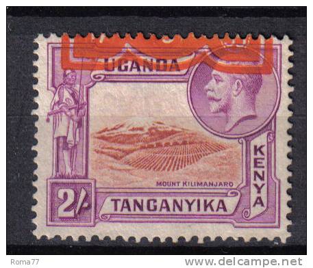 SS2540 - KENYA UGANDA TANGANYKA , 2/- USATO N. 42 - Kenya, Ouganda & Tanganyika
