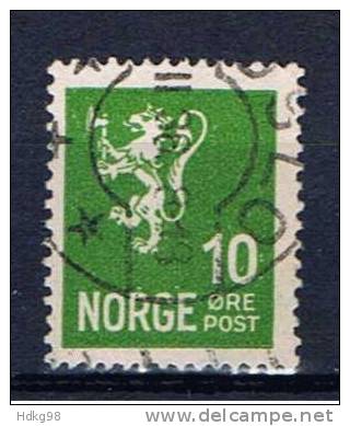 N+ Norwegen 1926 Mi 120 Löwen-Marke - Oblitérés