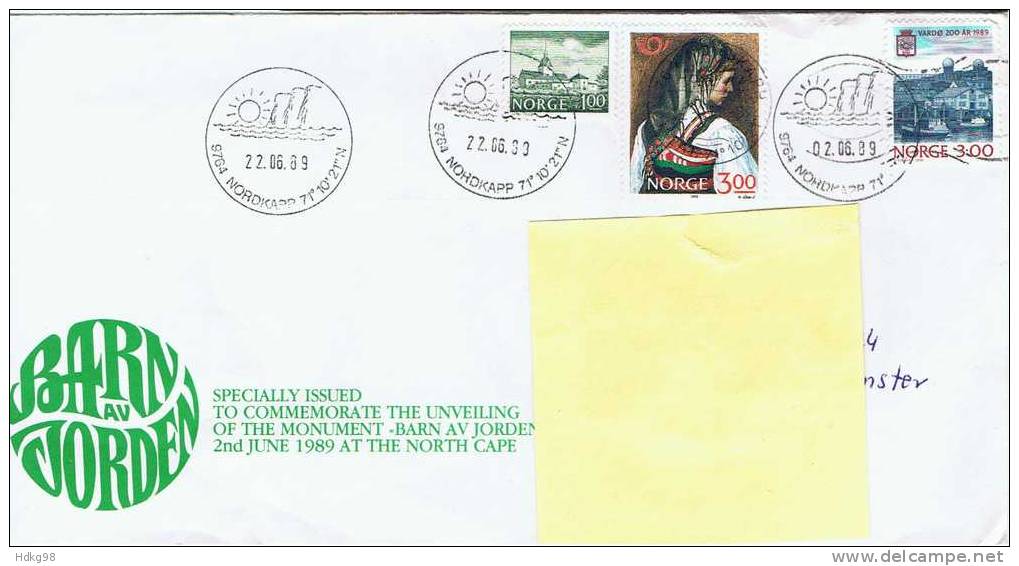 N Norwegen 1978 1989 Mi 766 1017 Brief - Storia Postale