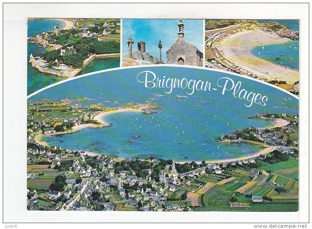 BRIGNOGAN PLAGE  -   4 Vues  -   L'Hôtel CASTEL REGIS, La Chapelle POL Et Les Plages - Brignogan-Plage