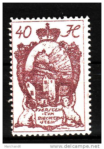 LIECHTENSTEIN.N°31.ARMOIRIES.    *neuf Et Charnière - Unused Stamps