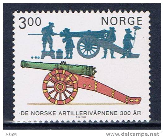 N Norwegen 1985 Mi 921 Mnh Kanone - Ungebraucht