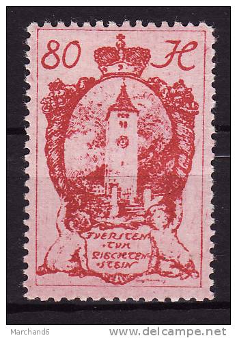 LIECHTENSTEIN.N°34.ARMOIRIES.   *neuf Et Charnière - Unused Stamps