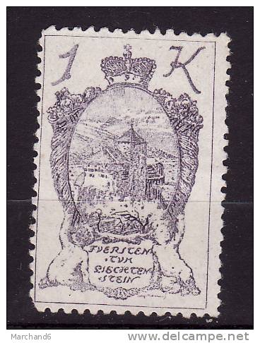 LIECHTENSTEIN.N°35.ARMOIRIES.   *neuf Et Charnière Sans Gomme - Unused Stamps