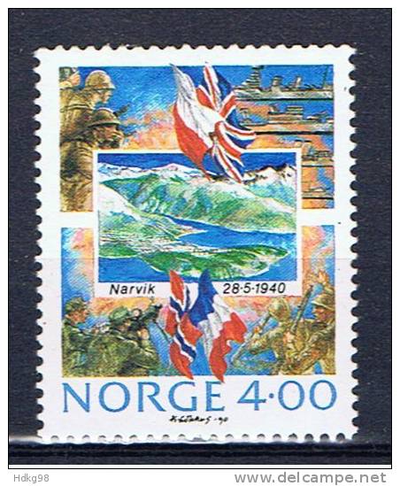N Norwegen 1990 Mi 1043 Mnh - Neufs