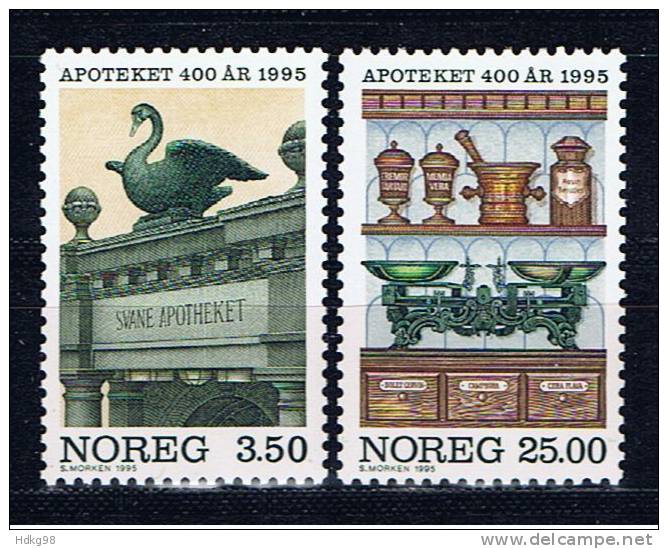 N Norwegen 1995 Mi 1172-73 Mnh - Ungebraucht