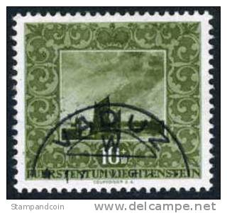 Liechtenstein B19 XF Used 10rp + 10rp Semi-Postal From 1951 - Gebraucht