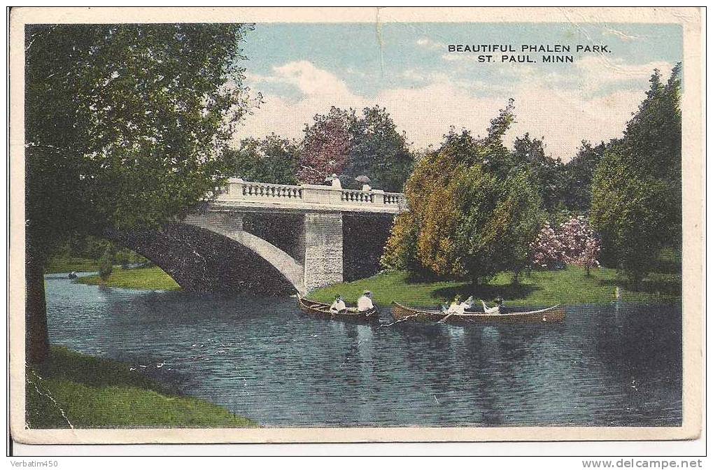 ETATS UNIS..BEAUTIFUL PHALEN PARK ST PAUL MINN..SCAN RECTO - VERSO.. - Andere & Zonder Classificatie