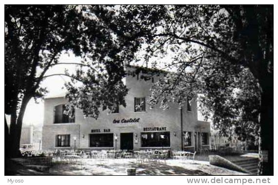 84 BEAUMES DE VENISE Cafe Hotel Restaurant Lou Castelet , Carte Photo - Beaumes De Venise