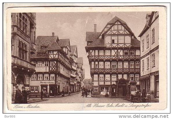 GOOD OLD GERMANY POSTCARD - Hann. Münden - Street Scene - Hannoversch Muenden