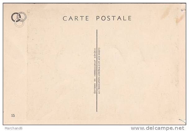 PELLOS.BOXE.UN POING C EST TOUT ...CARTE DE PROPAGANDE 1940 A L EDUCATION GENERALE ET AUX SPORTS Trou De Punaise Haut - Pellos