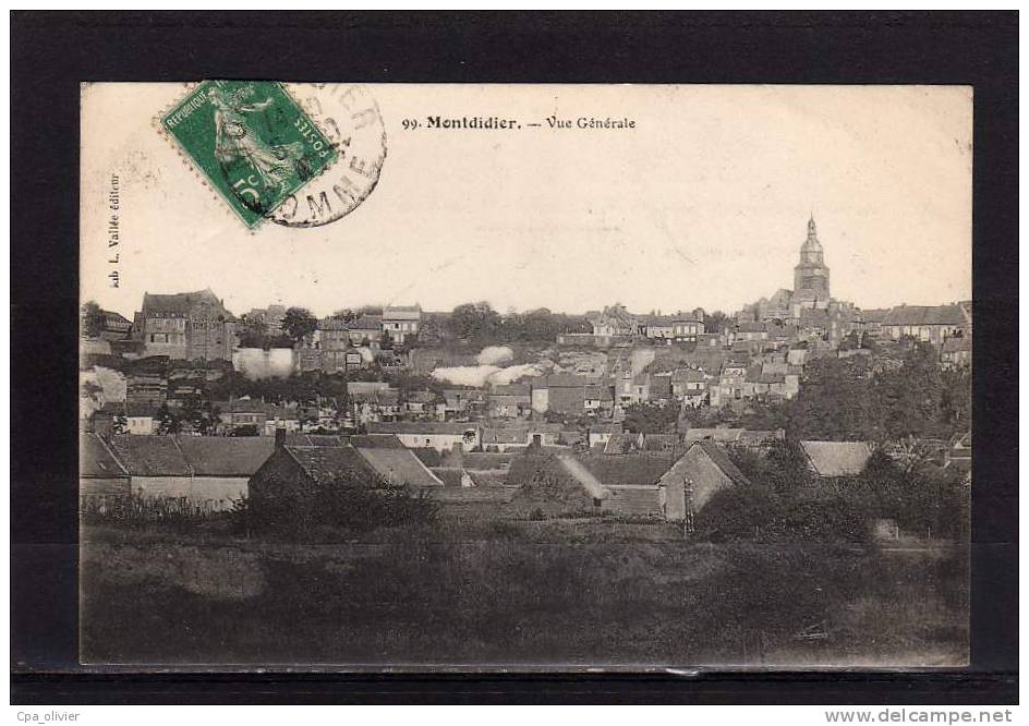 80 MONTDIDIER Vue Générale, Ed Vallée 99, 190? - Montdidier