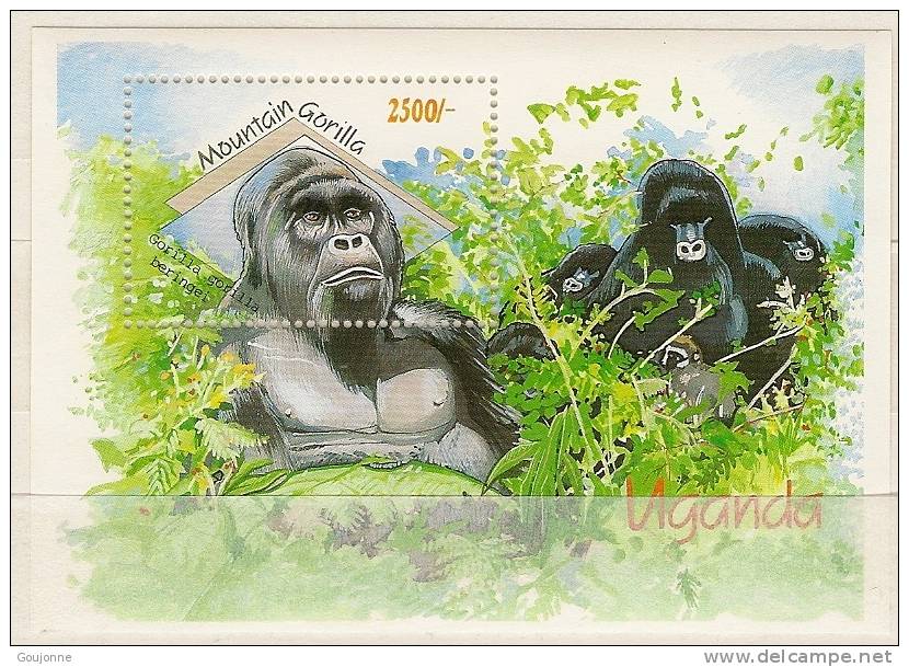OUGANDA   Faune Ougandaise    Gorille    BF 157** - Gorillas