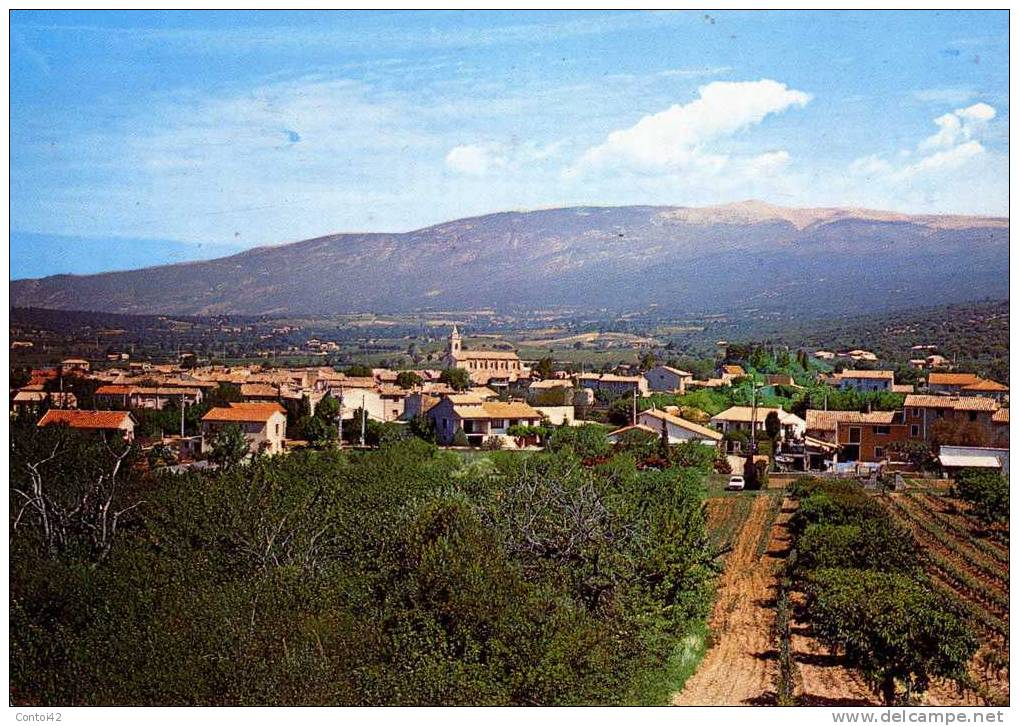 84 VILLE SUR AUZON MONT VENTOUX VUE GENERALE VAUCLUSE - Altri & Non Classificati