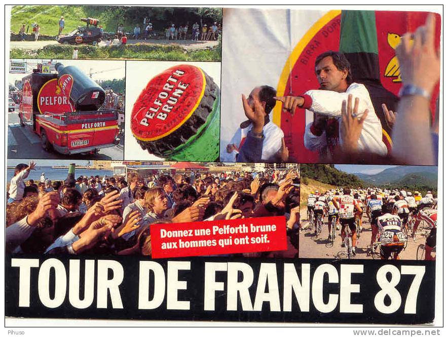 Tour De France 1987 ( Pelforth Advertising Card) - Cycling