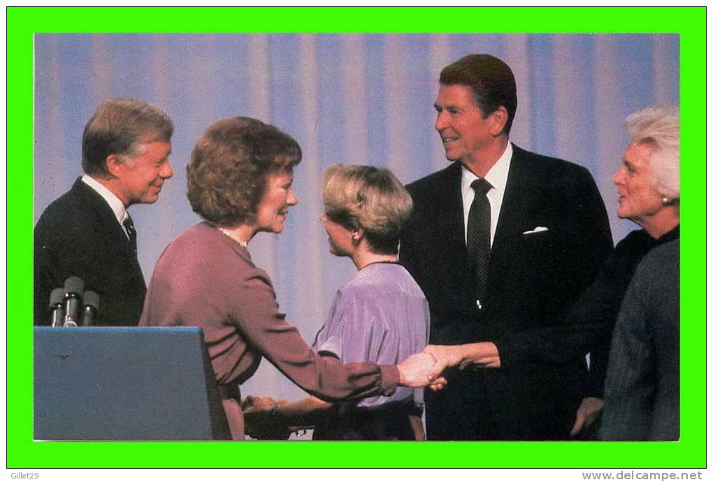 POLITICS - PRESIDENT JIMMY CARTER & GOVERNOR RONALD REAGAN DEBATE OF 1980 CLEVELAND, OHIO - - Events