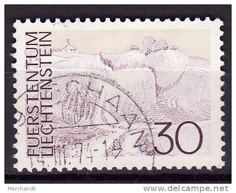 LIECHTENSTEIN.N°521.PAYSAGES FELD SCHELLENBERG. Oblitéré - Usati