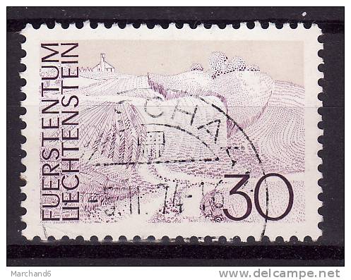 LIECHTENSTEIN.N°521.PAYSAGES FELD SCHELLENBERG. Oblitéré - Used Stamps