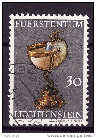 LIECHTENSTEIN.N°534.PIECE DU TRESOR DU CHATEAU. Oblitéré - Used Stamps