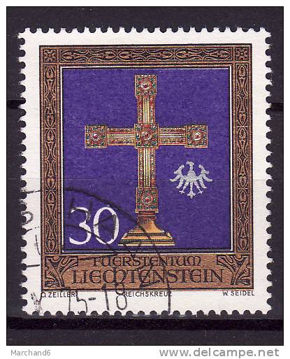 LIECHTENSTEIN.N°569.JOYAUX IMPERIAUX CROIX.  Oblitéré - Gebraucht