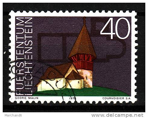 LIECHTENSTEIN.N°573.ANNEE EUROPEENNE DU PATRIMOINE ARCHITECTURAL.  Oblitéré - Used Stamps