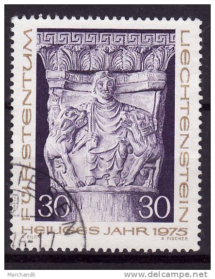 LIECHTENSTEIN.N°582.NOEL SCULPTURES DE LA CATHEDRALE DE COIRE. Oblitéré - Used Stamps